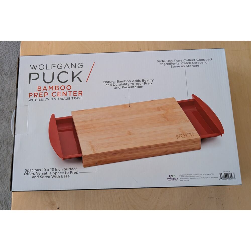 ♥️New Wolfgang Puck Bamboo Prep Center - Picture 2 of 2
